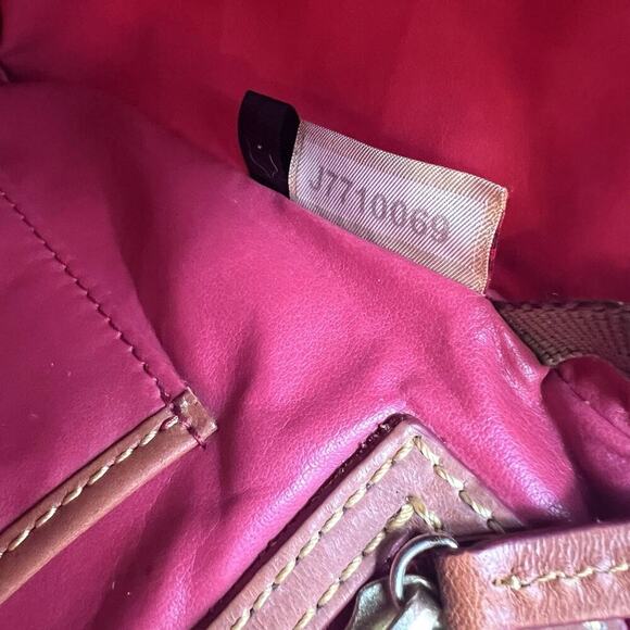 Dooney & Bourke Eva Small Shopper Handbag Red Orange Purse - Picture 15 of 15